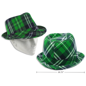 Image de WEARABLES - ST PATS PLAID FEDORA 