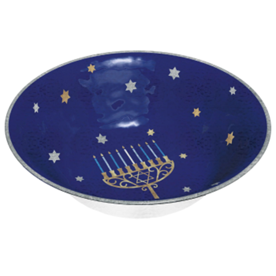 Image sur TABLEWARE - HANUKKAH MELAMINE PLATTER - SERVING BOWL