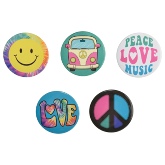 Image sur 60'S HIPPIE BUTTONS