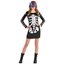 Picture of DAY OF THE DEAD SHORT DRESS - ADULT LARGE/XLARGE