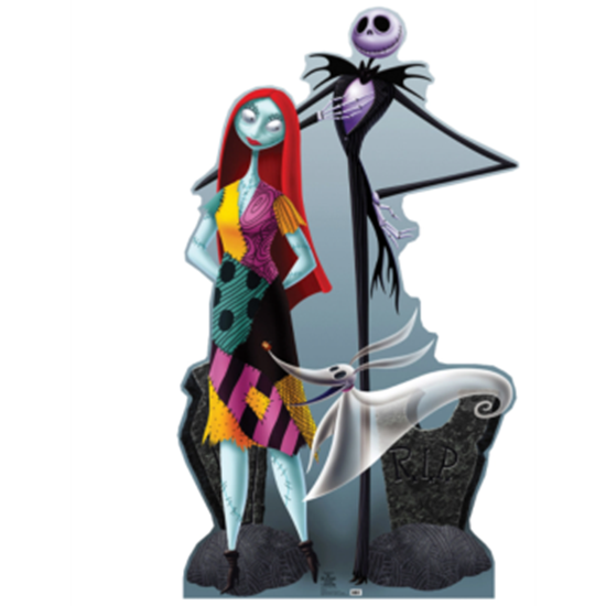 Image sur NIGHTMARE BEFORE CHRISTMAS - JACK AND SALLY - LIFE SIZE CARDBOARD STANDEES
