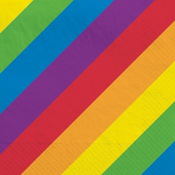 Picture of PRIDE RAINBOW LUNCHEON NAPKINS