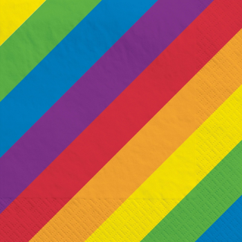 Image de PRIDE RAINBOW LUNCHEON NAPKINS