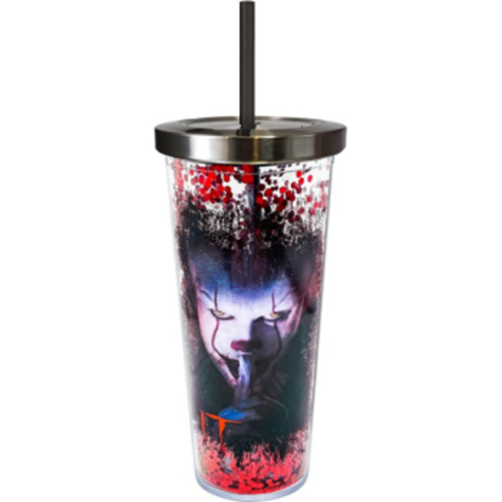 Image sur IT PENNYWISE - GLITTER CUP WITH STRAW