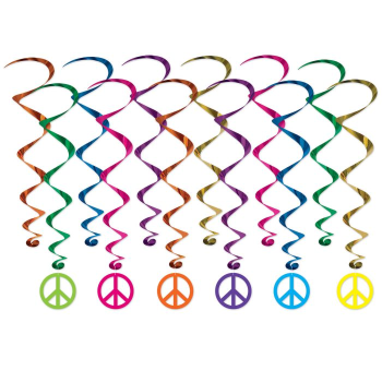 Picture of 60's - Peace Sign Whirls