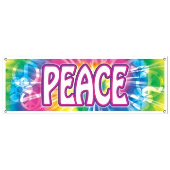 Picture of 60's - Peace Sign Banner