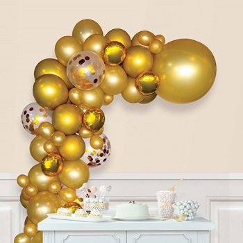 Image de BALLOON GARLAND KIT - GOLD