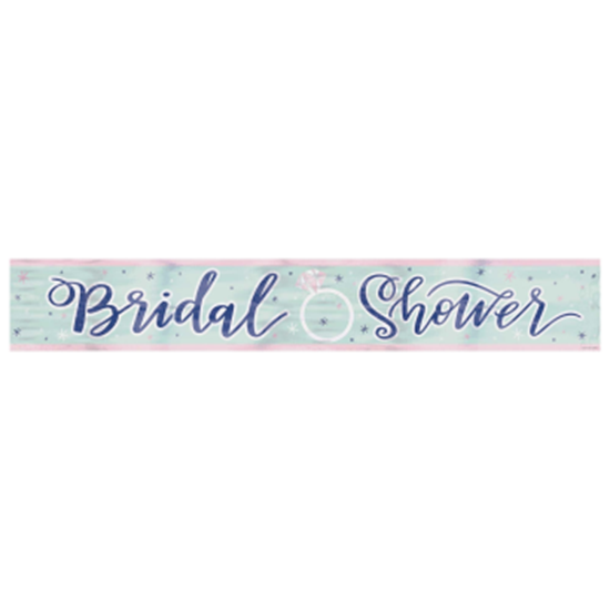 Image sur DECOR - Mint Bridal Shower Foil Banner