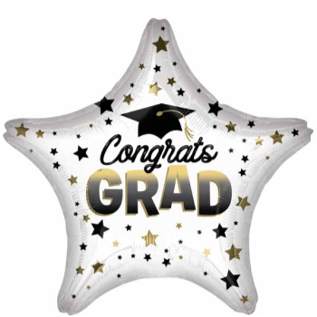 Picture of 18'' FOIL - CONGRATS GRAD STAR 