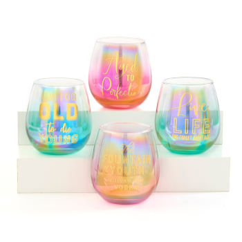 Image de GIFTLINE - STEMLESS BIRTHDAY WINE GLASS 16oz