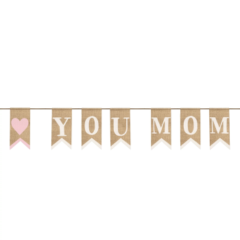 Picture of DECOR - HAPPY MOTHER'S DAY BURLAP BANNER