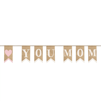 Image de DECOR - HAPPY MOTHER'S DAY BURLAP BANNER