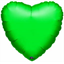 Picture of 18" FOIL - METALLIC LIME GREEN HEART