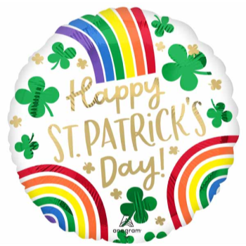 Image de 18" FOIL - ST PATRICK'S DAY RAINBOW