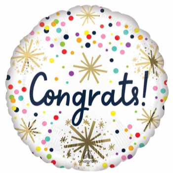 Image de 18" FOIL - CONFETTI CONGRATS