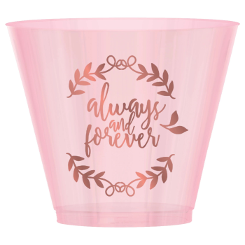 Image de Tableware- Love And Leaves Plastic Tumblers 9oz