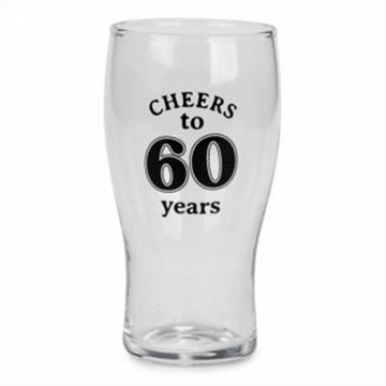 Image sur 60th BEER GLASS 