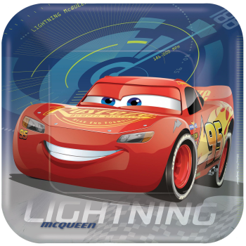 Picture of DISNEY CARS 3 Square Plates 9"