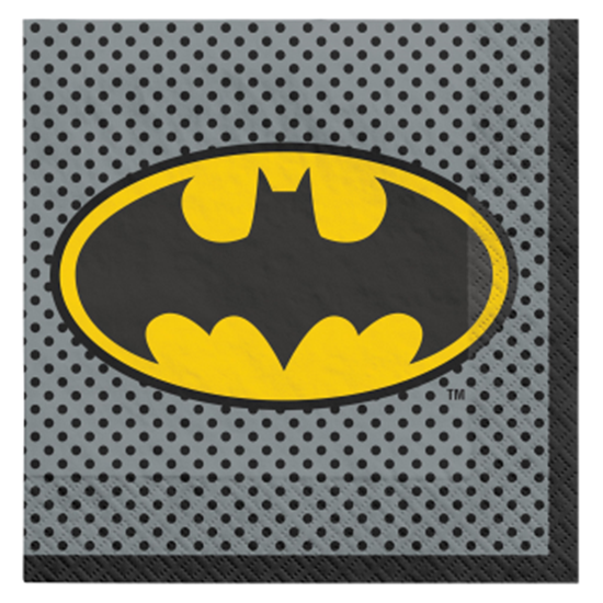 Picture of Justice League Heros Unite Luncheon Napkins - Batman