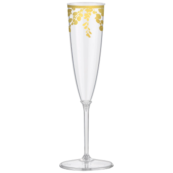 Picture of Romantic Floral Champagne Glasses