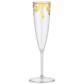 Image de Romantic Floral Champagne Glasses