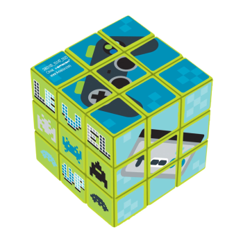 Picture of Level Up - Gamer Puzzle Cubes