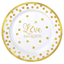 Picture of Tableware - Love Round Premium Plastic Plates 7"