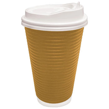 Image de 12oz Paper Cups High Ct. - Kraft Coffee