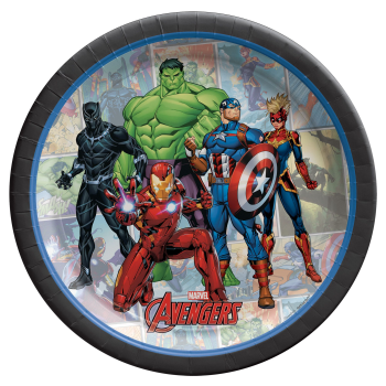 Picture of Marvel Avengers Powers Unite 7" Round Plates