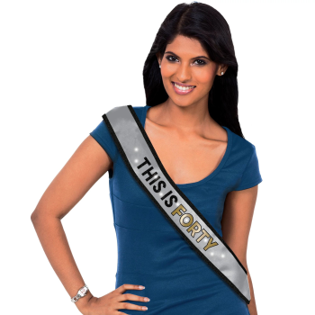 Image de 40th - Celebration Light-Up Sash