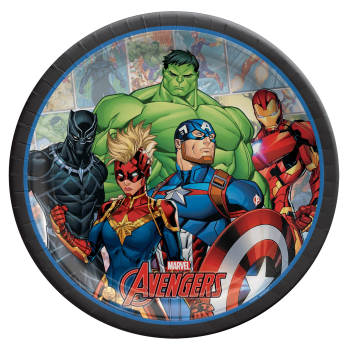 Picture of Marvel Avengers Powers Unite 9" Round Plates