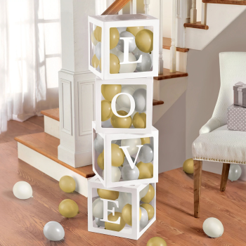 Picture of Decor - Love Balloon Boxes with Balloons