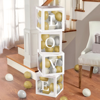 Image de Decor - Love Balloon Boxes with Balloons