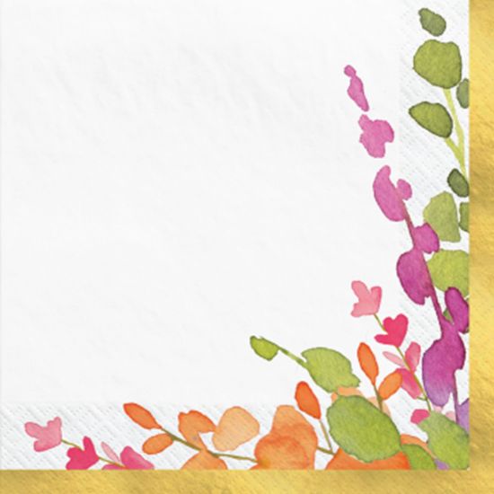 Picture of Romantic Floral Beverage Napkins