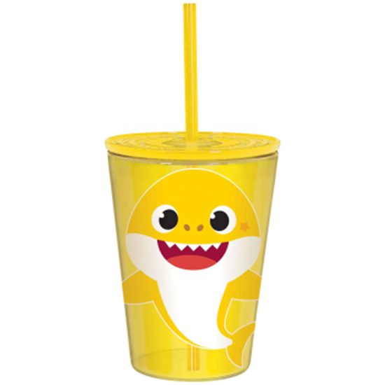 Image sur Baby Shark Tumbler with Straw and Lid
