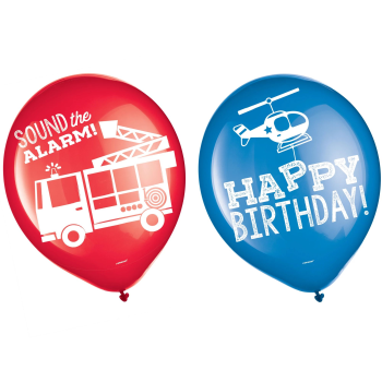 Picture of First Responders Latex Balloons