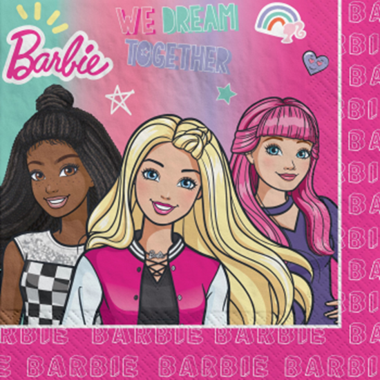Image sur Barbie Dream Together Luncheon Napkins