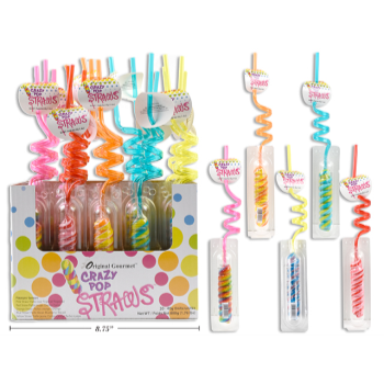 Picture of 1 CRAZY POP CANDY STRAW