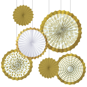 Picture of Gold Motifs Fan Decorating Kit