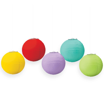 Picture of Rainbow Mini Paper Lanterns