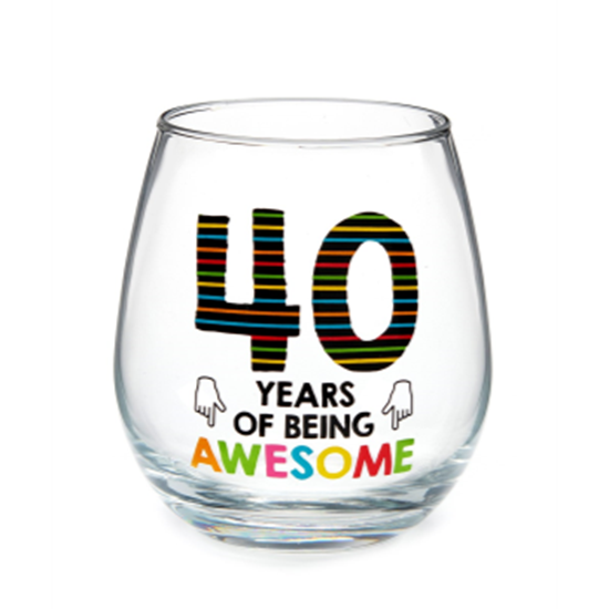 Image sur GIFTLINE - 40 STEMLESS WINE GLASS 16oz