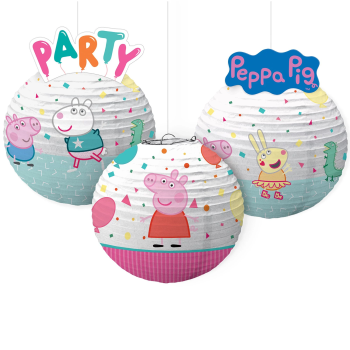 Picture of Peppa Pig Confetti Party Embellished Lanterns