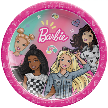 Picture of Barbie Dream Together 7" Round Plates