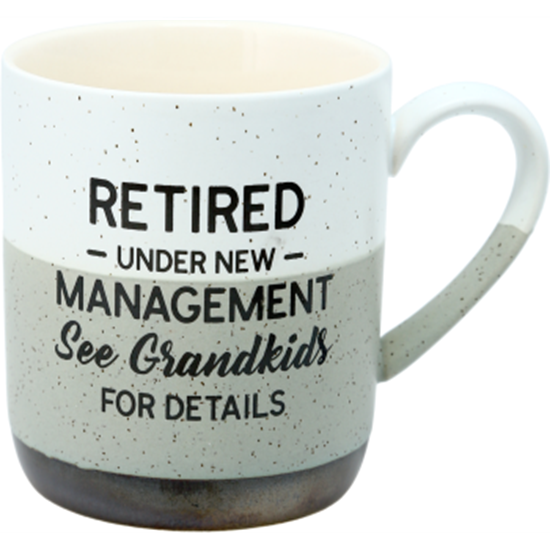 Picture of DECOR - 15oz RETIRE UNDER NEW MANAGEMENT MUG