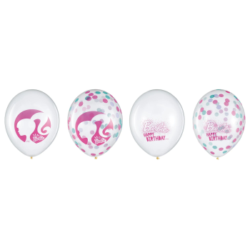 Picture of Barbie Dream Together Latex Confetti Balloon