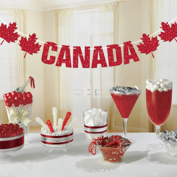 Image de CANADA GLITTER LETTER BANNER