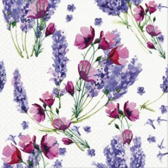 Image sur LAVENDAR BUNCH - LUNCHEON NAPKINS