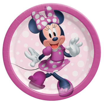 Picture of Minnie Mouse Forever 7" Round Plates
