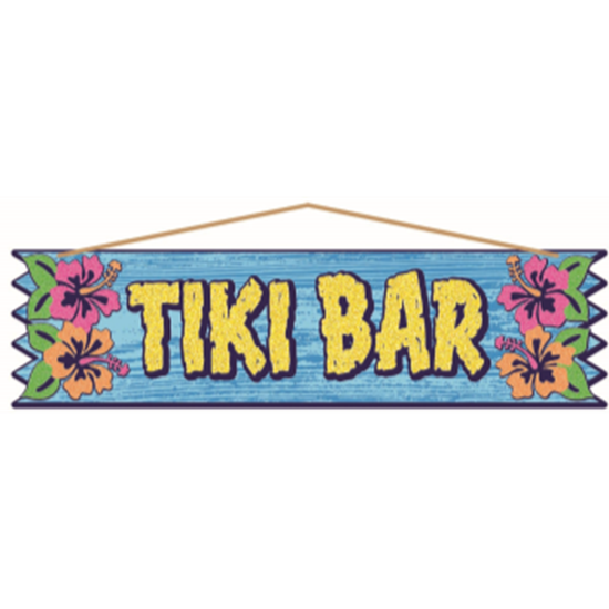 Image sur DECOR - TIKI BAR PLAQUE