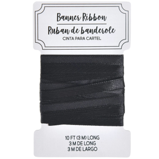 Image sur DECOR - RIBBON BLACK 10' LONG